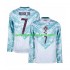 Camiseta de Fútbol Portugal Cristiano Ronaldo 7 Hombre Exterior Copa Mundial 2026 Manga Larga