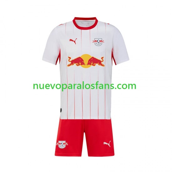 Camiseta de Fútbol RB Leipzig Niño Casa 2026-2027 Manga Corta