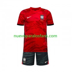 Camiseta de Fútbol Corea Del Sur Niño Casa Copa Mundial 2026 Manga Corta