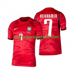 Camiseta de Fútbol Corea Del Sur Son Heung-min 7 Hombre Casa Copa Mundial 2026 Manga Corta