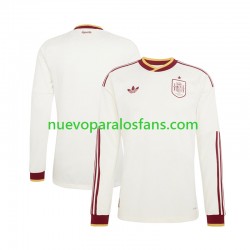 Camiseta de Fútbol España Hombre Exterior Copa Mundial 2026 Manga Larga