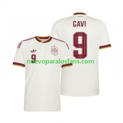 Camiseta de Fútbol España Gavi 9 Hombre Exterior Copa Mundial 2026 Manga Corta