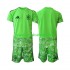 Camiseta de Fútbol Verde España 6th Portero Niño Copa Mundial 2026 Manga Corta
