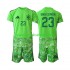 Camiseta de Fútbol Verde España Unai Simon 23 6th Portero Niño Copa Mundial 2026 Manga Corta
