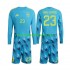 Camiseta de Fútbol España Unai Simon 23 Portero Niño Casa Copa Mundial 2026 Manga Larga