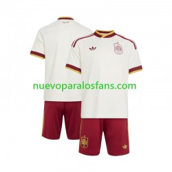 Camiseta de Fútbol España Niño Exterior Copa Mundial 2026 Manga Corta