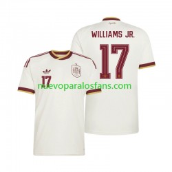 Camiseta de Fútbol España Nico Williams 17 Hombre Exterior Copa Mundial 2026 Manga Corta