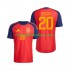 Camiseta de Fútbol España Pedri 20 Hombre Casa Copa Mundial 2026 Manga Corta