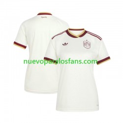 Camiseta de Fútbol España Mujer Exterior Copa Mundial 2026 Manga Corta