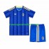 Camiseta de Fútbol Suecia Niño Exterior Copa Mundial 2026 Manga Corta