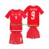 Camiseta de Fútbol Suiza Johan Manzambi 9 Niño Casa Copa Mundial 2026 Manga Corta