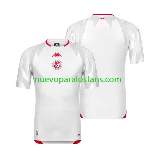 Camiseta de Fútbol Túnez Hombre Casa Copa Mundial 2026 Manga Corta