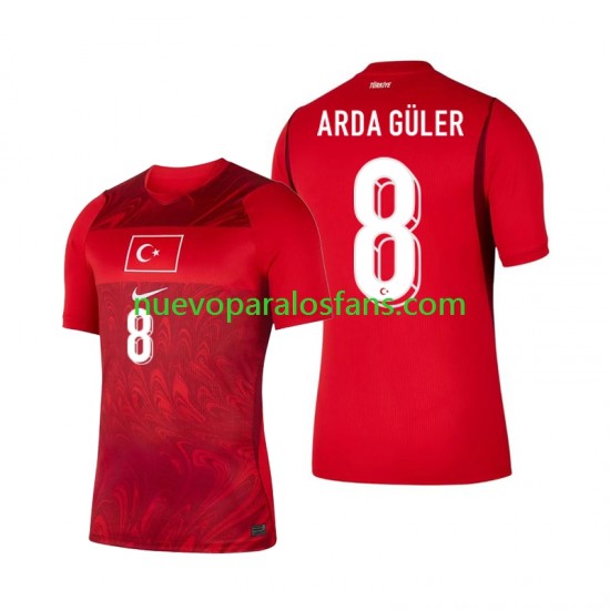 Camiseta de Fútbol Turquía Arda Guler 8 Hombre Casa Copa Mundial 2026 Manga Corta