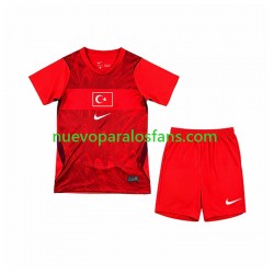 Camiseta de Fútbol Turquía Niño Casa Copa Mundial 2026 Manga Corta