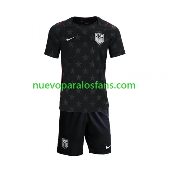 Camiseta de Fútbol Estados Unidos Niño Exterior Copa Mundial 2026 Manga Corta