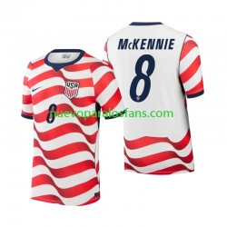 Camiseta de Fútbol Estados Unidos Weston McKennie 8 Hombre Casa Copa Mundial 2026 Manga Corta