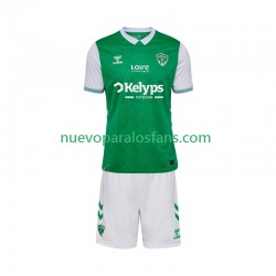 Camiseta de Fútbol AS Saint-Etienne Niño Casa 2025-2026 Manga Corta
