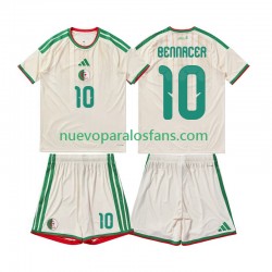 Camiseta de Fútbol Argelia Ismael Bennacer 10 Niño Casa 2026 Manga Corta