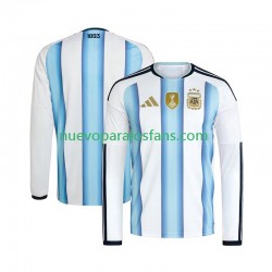 Camiseta de Fútbol Argentina Hombre Casa Copa Mundial 2026 Manga Larga