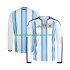 Camiseta de Fútbol Argentina Hombre Casa Copa Mundial 2026 Manga Larga