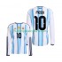 Camiseta de Fútbol Argentina Lionel Messi 10 Hombre Casa Copa Mundial 2026 Manga Larga