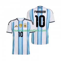 Camiseta de Fútbol Argentina Maradona 10 Hombre Casa Copa Mundial 2026 Manga Corta