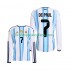 Camiseta de Fútbol Argentina Rodrigo De Paul 7 Hombre Casa Copa Mundial 2026 Manga Larga