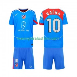 Camiseta de Fútbol Atlético Madrid Alex Baena 10 Niño Tercera 2025-2026 Manga Corta