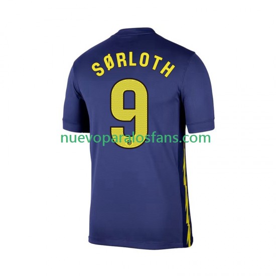 Camiseta de Fútbol Atlético Madrid Alexander Sorloth 9 Hombre Exterior 2025-2026 Manga Corta