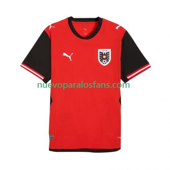 Camiseta de Fútbol Austria Hombre Casa Copa Mundial 2026 Manga Corta