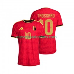 Camiseta de Fútbol Bélgica Leandro Trossard 10 Hombre Casa Copa Mundial 2026 Manga Corta