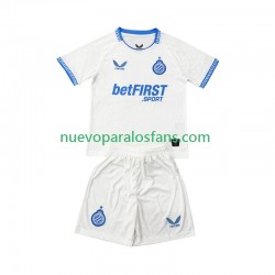 Camiseta de Fútbol Club Brugge Niño Exterior 2025-2026 Manga Corta