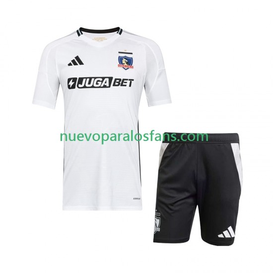 Camiseta de Fútbol Colo-Colo Niño Casa 2025-2026 Manga Corta