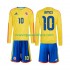 Camiseta de Fútbol Colombia James Rodriguez 10 Niño Casa Copa Mundial 2026 Manga Larga