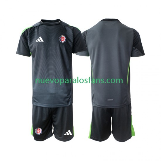 Camiseta de Fútbol Costa Rica Portero Niño Exterior 2025 Manga Corta