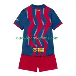Camiseta de Fútbol FC Barcelona Niño Cuarto 2025-2026 Manga Corta
