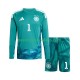 Camiseta de Fútbol Alemania Manuel Neuer 1 Portero Niño Casa Copa Mundial 2026 Manga Larga