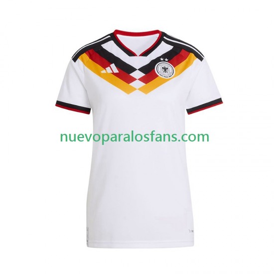 Camiseta de Fútbol Alemania Mujer Casa Copa Mundial 2026 Manga Corta