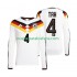 Camiseta de Fútbol Alemania Jonathan Tah 4 Hombre Casa Copa Mundial 2026 Manga Larga