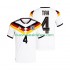 Camiseta de Fútbol Alemania Jonathan Tah 4 Hombre Casa Copa Mundial 2026 Manga Corta