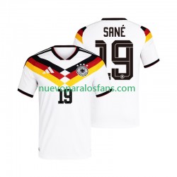 Camiseta de Fútbol Alemania Leroy Sane 19 Hombre Casa Copa Mundial 2026 Manga Corta