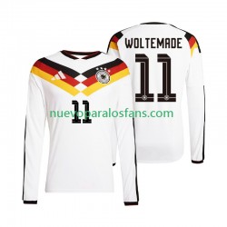 Camiseta de Fútbol Alemania Woltemade 11 Hombre Casa Copa Mundial 2026 Manga Larga