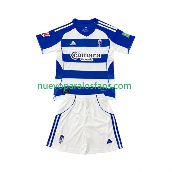 Camiseta de Fútbol Granada Niño Exterior 2025-2026 Manga Corta