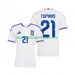 Camiseta de Fútbol Grecia Konstantinos Tsimikas 21 Hombre Casa 2026 Manga Corta