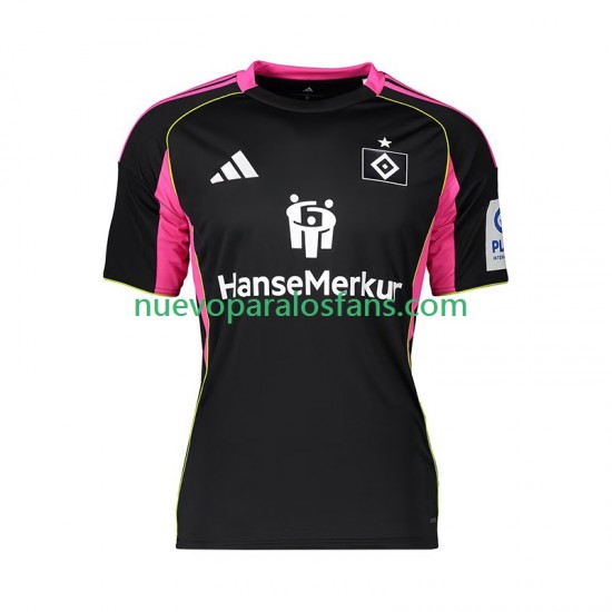 Camiseta de Fútbol Hamburger SV Hombre Tercera 2025-2026 Manga Corta