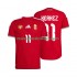 Camiseta de Fútbol Hungría Kerkez 11 Hombre Casa Copa Mundial 2026 Manga Corta