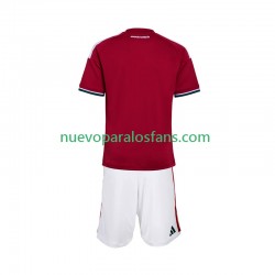 Camiseta de Fútbol Hungría Niño Casa Copa Mundial 2026 Manga Corta