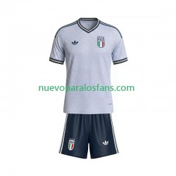 Camiseta de Fútbol Italia Niño Exterior 2026 Manga Corta