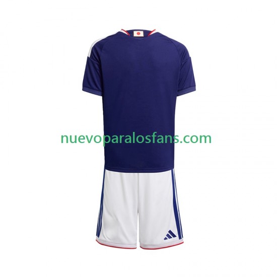 Camiseta de Fútbol Japón Niño Casa Copa Mundial 2026 Manga Corta