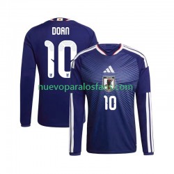 Camiseta de Fútbol Japón Ritsu Doan 10 Hombre Casa Copa Mundial 2026 Manga Larga